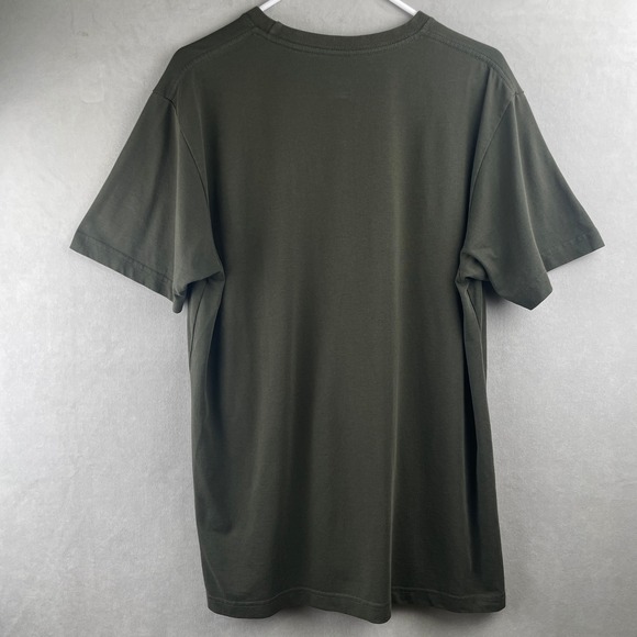 Nike 6.0 Dri-Fit Mens Olive Green Pocket T-Shirt Short Sleeve Crew Neck L Rare - Picture 2 of 8